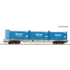 Roco 6600234 Wagon towarowy platforma kontenerowy Sgns, AAE H0
